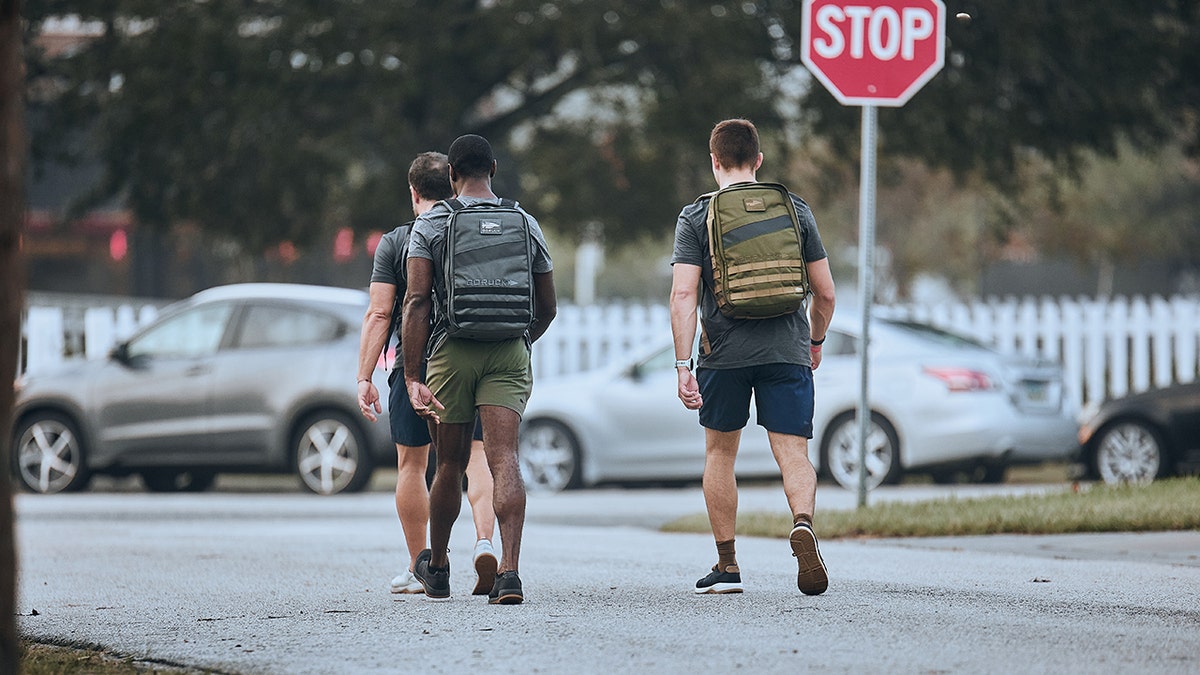 men in the street